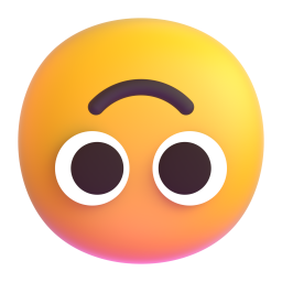 Upside-Down Face emoji on Microsoft
