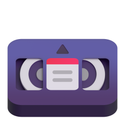 Videocassette emoji on Microsoft