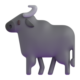 Water Buffalo emoji on Microsoft