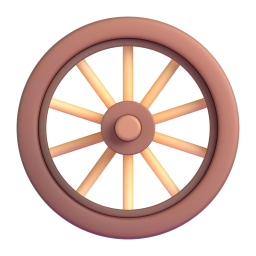 Wheel emoji on Microsoft