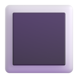 White Square Button emoji on Microsoft