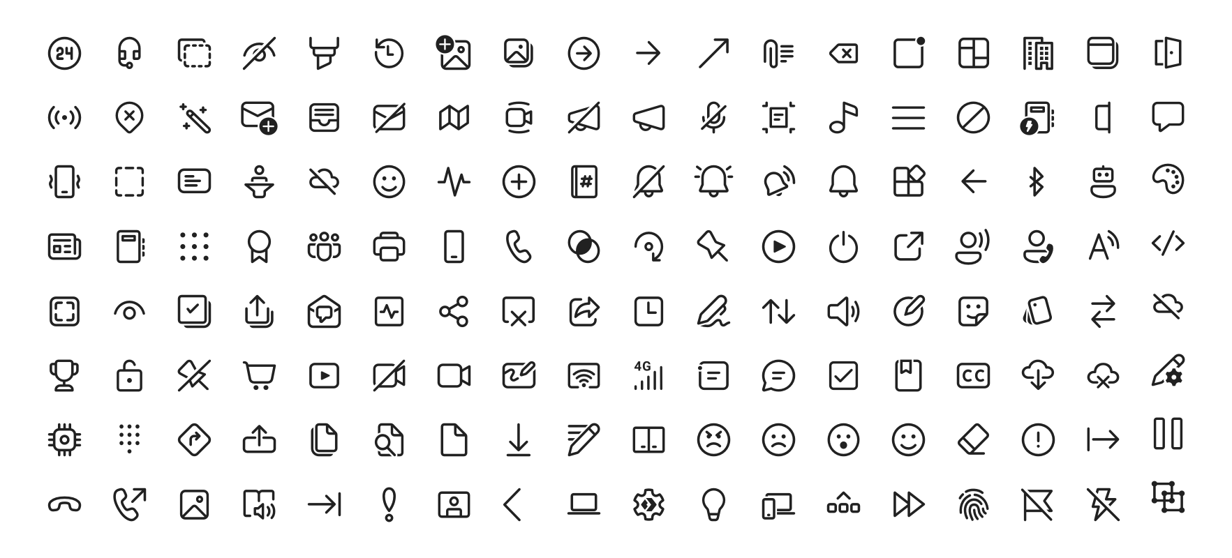 Fluent System Icons