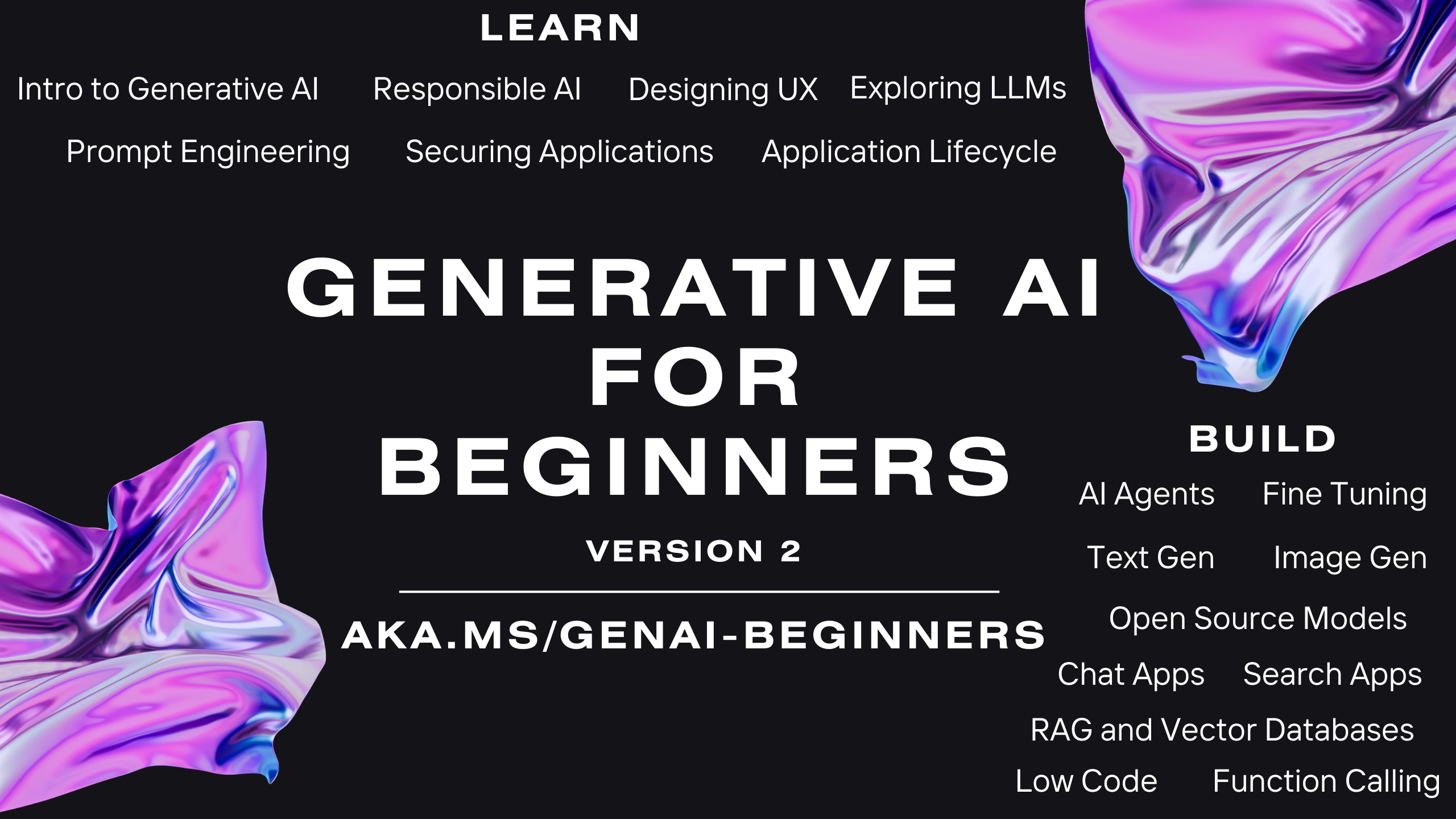 Generative AI For Beginners