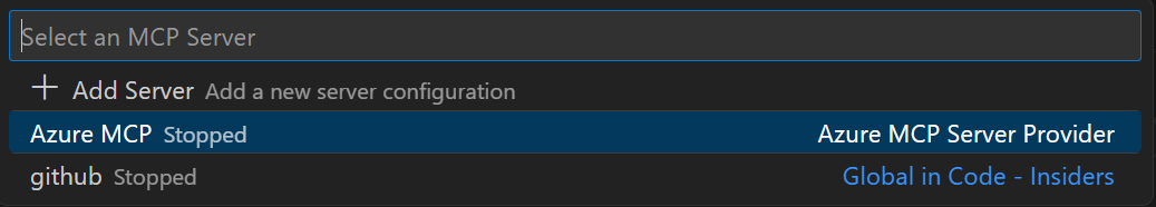 Select Server