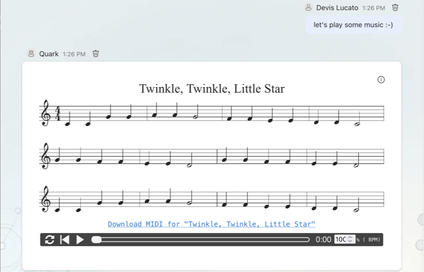 ABC music example