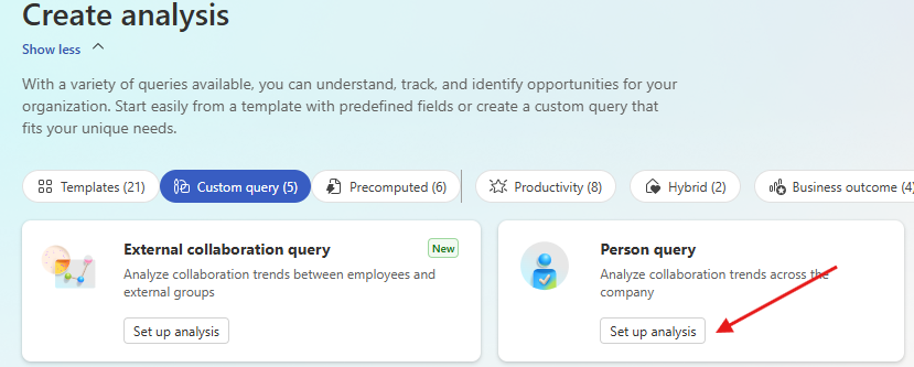 Person query card highlighted