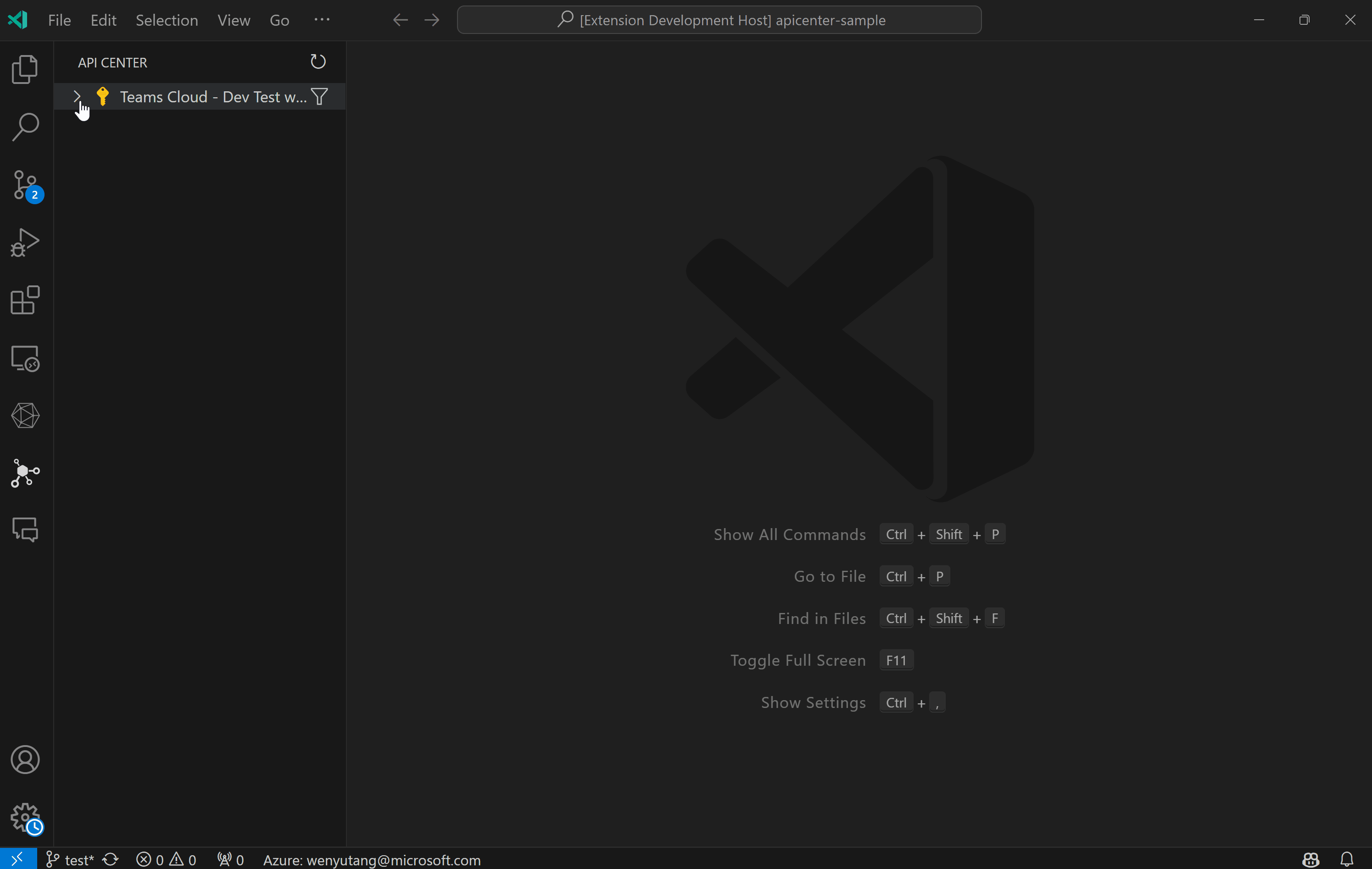 Export API specification