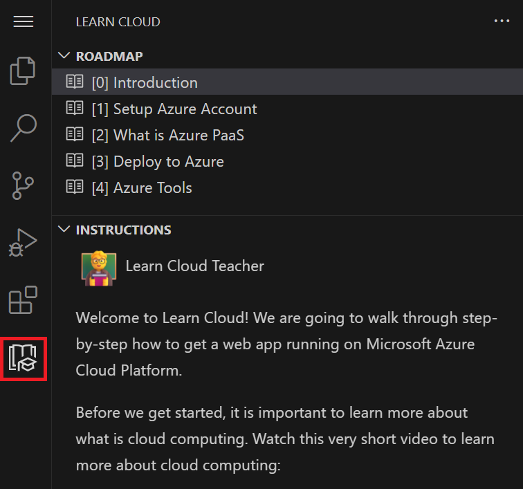 Learn Cloud Extension
