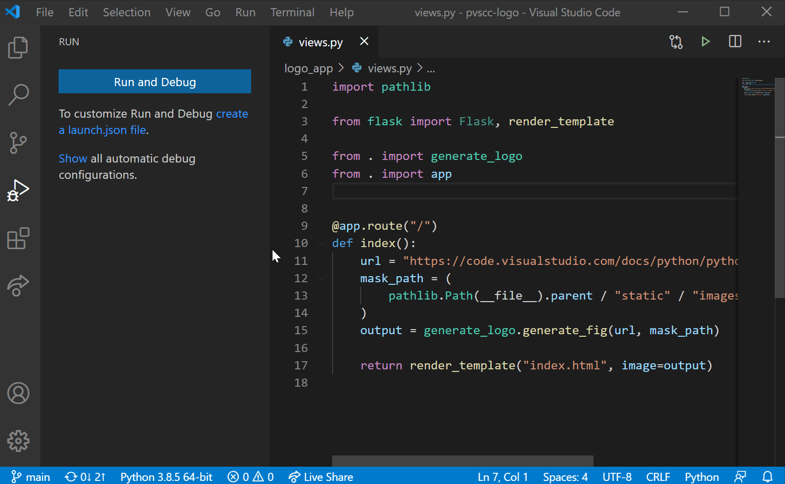 Tutustu 30+ imagen python on visual studio code