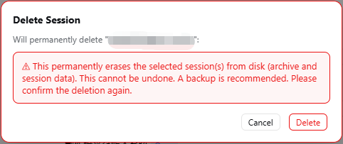Delete