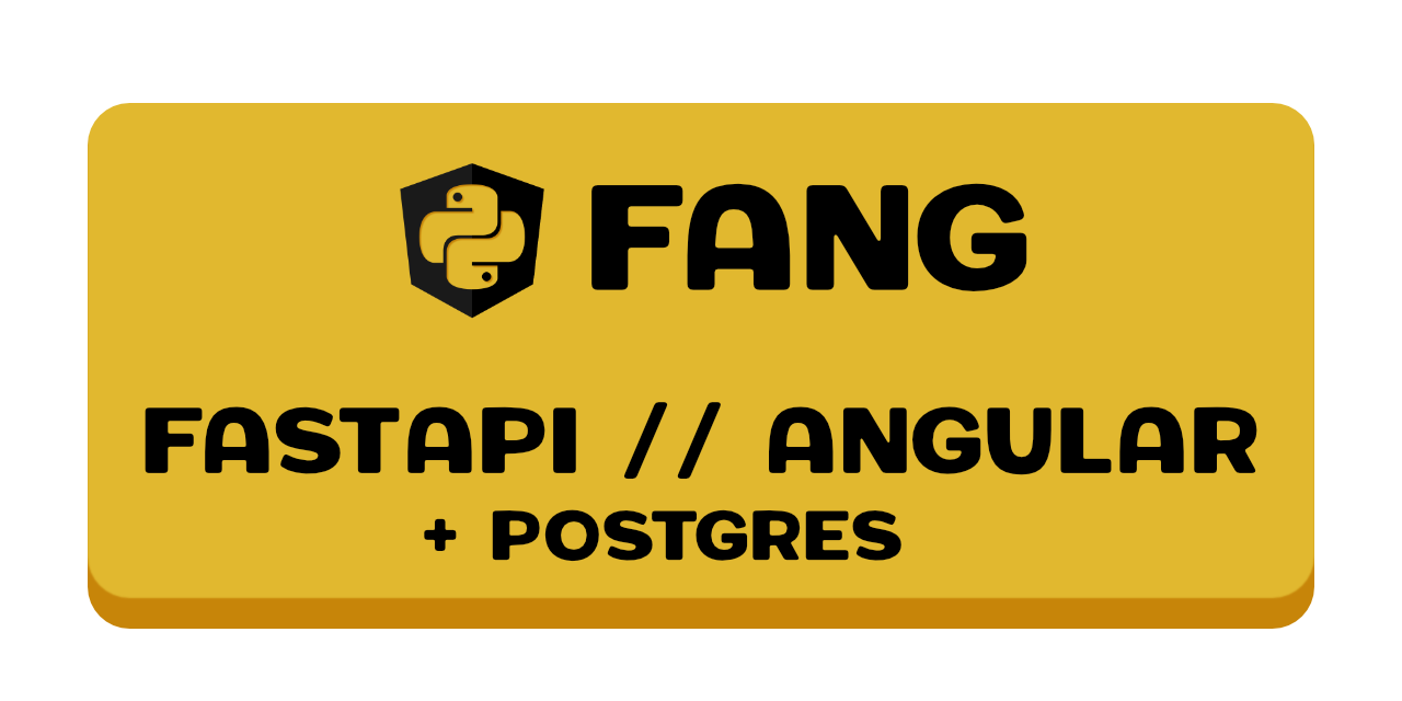 Fang - FastApi & Angular + Postgres