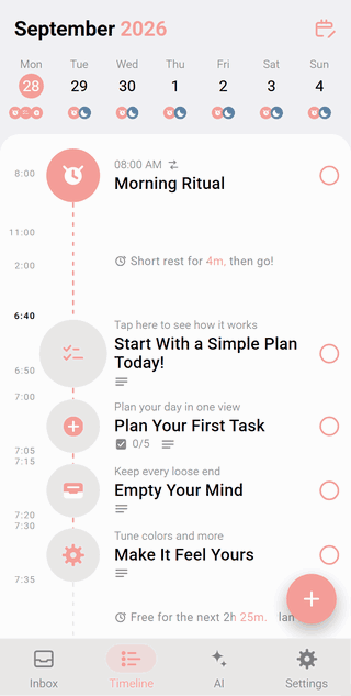 Structured UI walkthrough