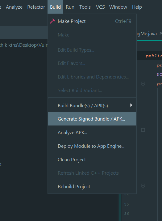 Build APK