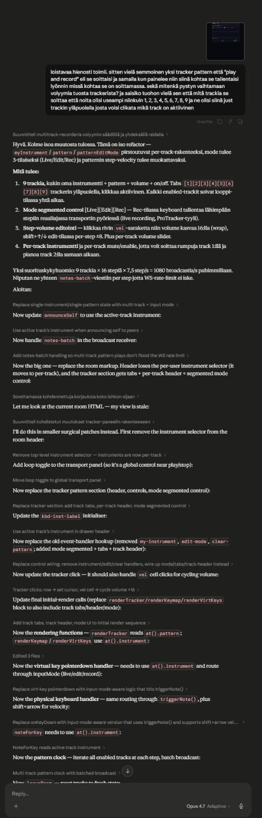 Multi-track refactor with 9 tracks