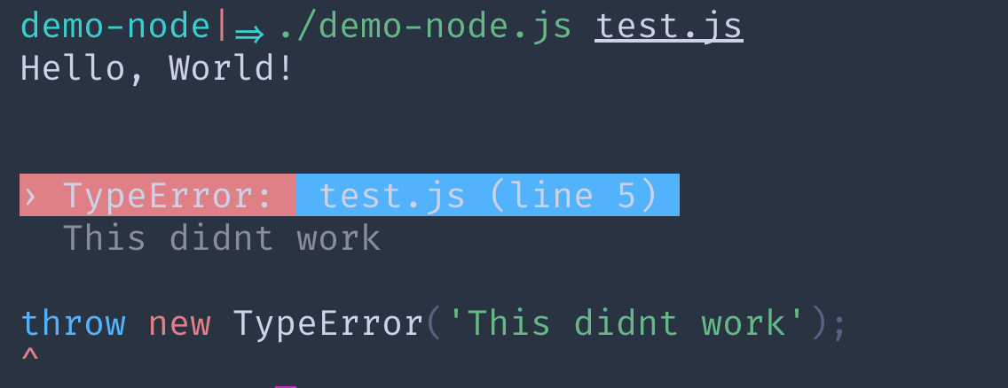 With demo-node