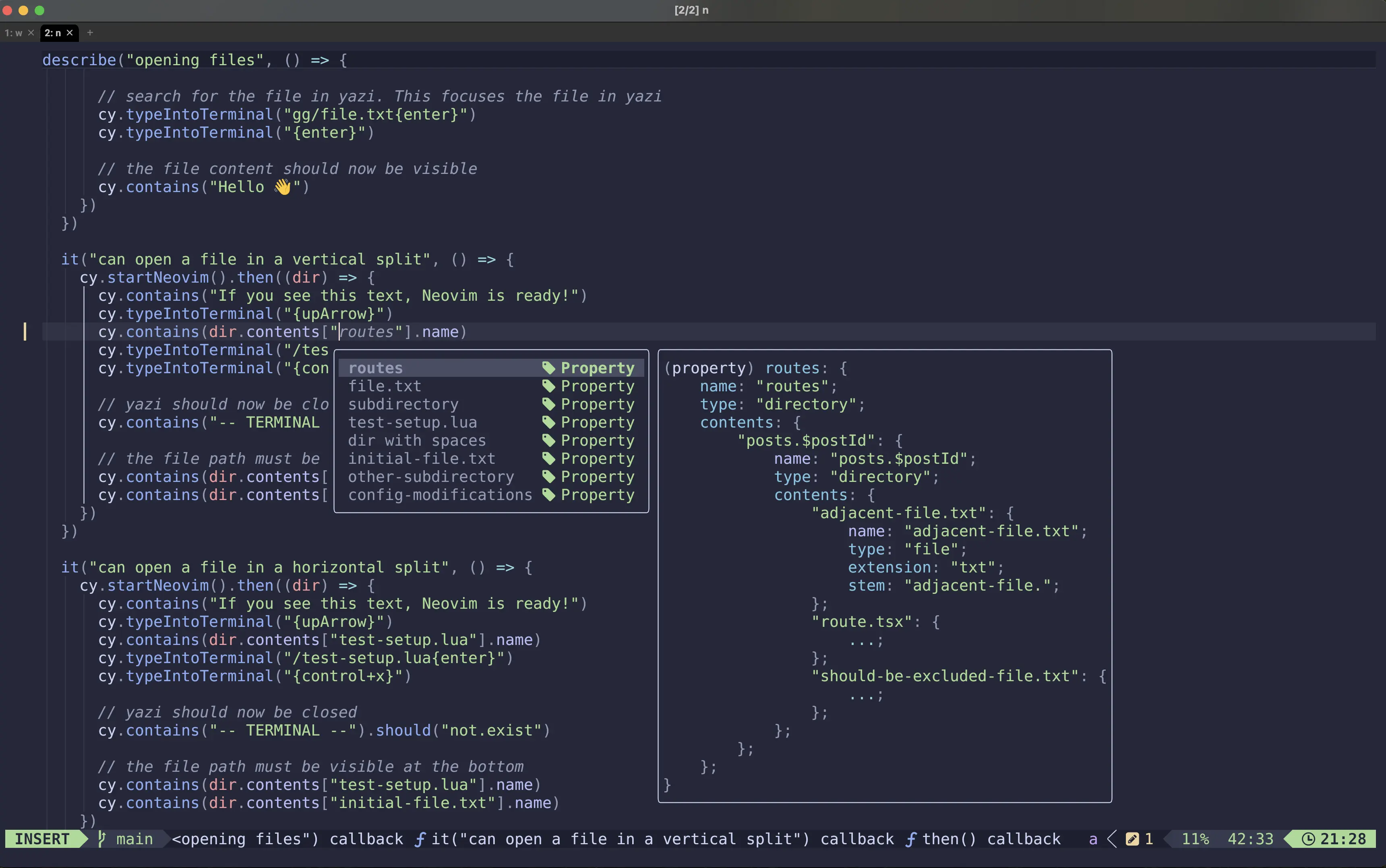 example of a type-safe test environment in tui-sandbox