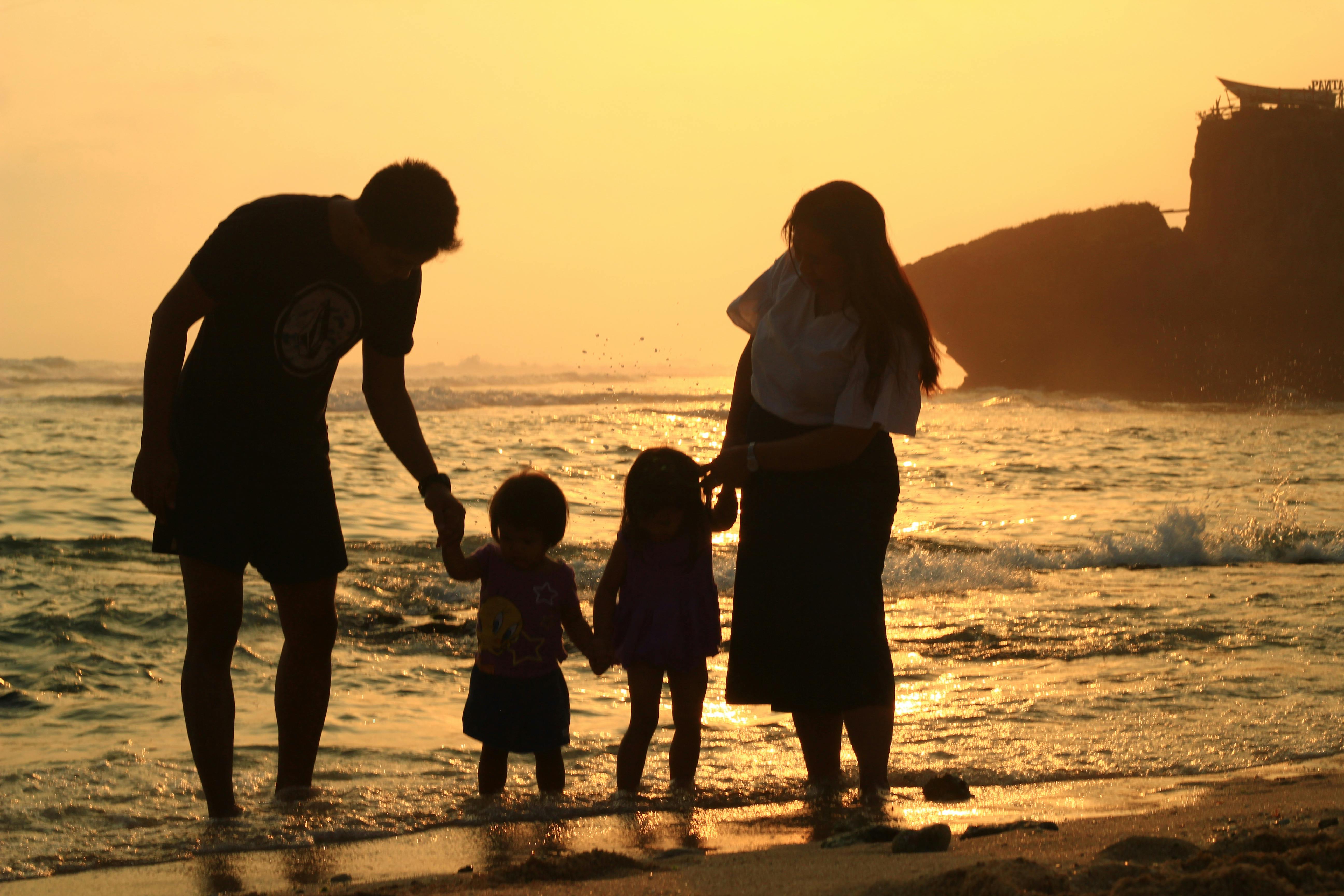 Family silhouette