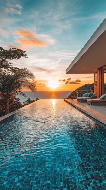 Sunset reflection