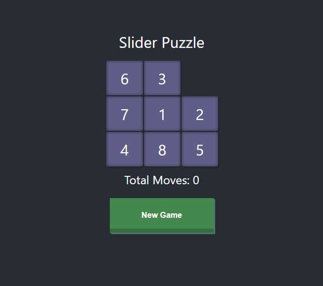 React slider game Npm