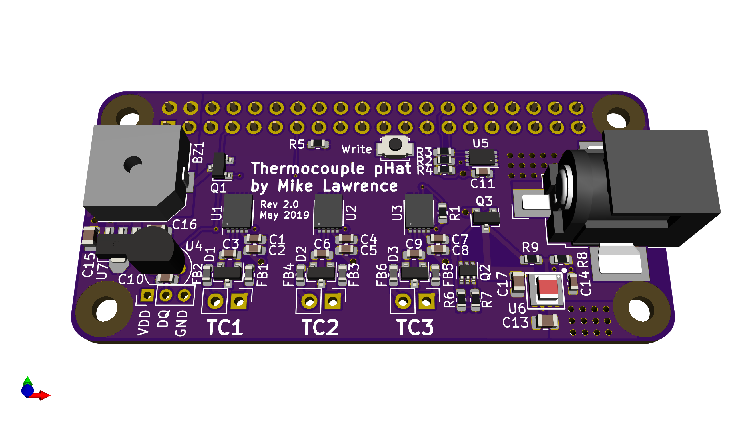 RPi pHat-Thermocouple, from the project README