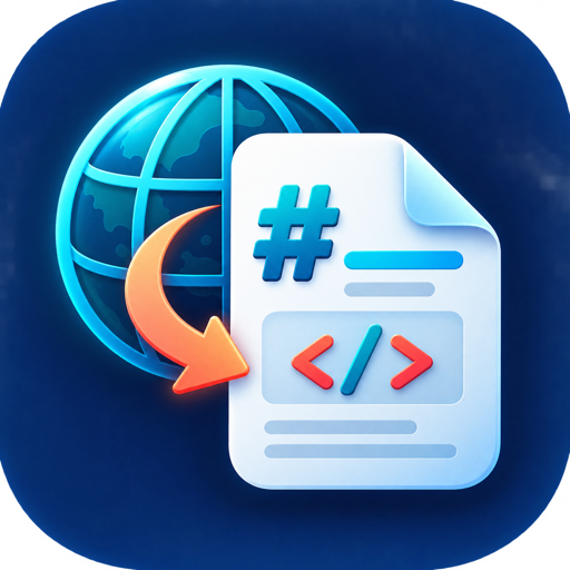 Webpage to Markdown icon