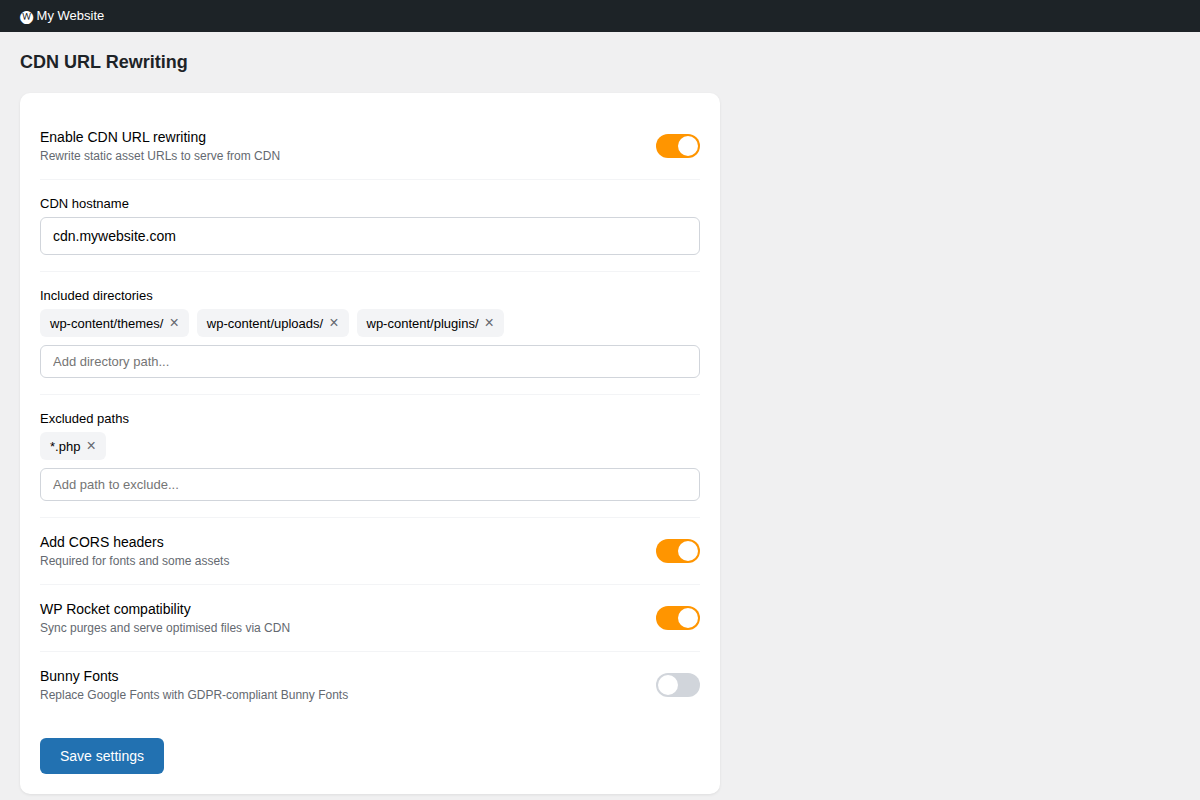 CDN Options