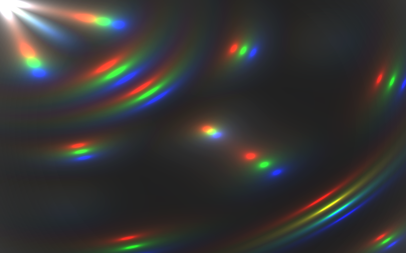 MesmerizingLens core shader at a fixed animation time