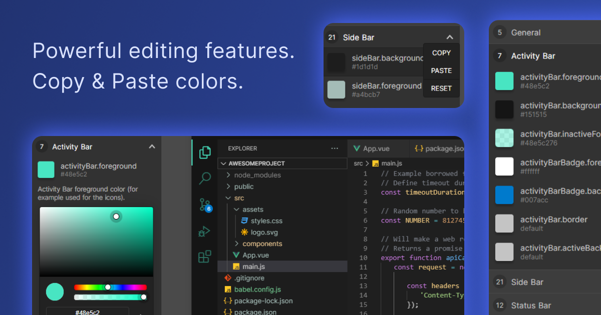 Theme Studio for VS Code - Create your own VS Code Themes