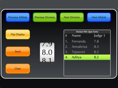 FreeScore handles sport poomsae and traditional poomsae