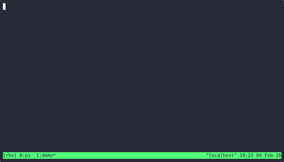 Rho demo