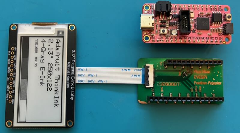 Feather eyespi, from the project README