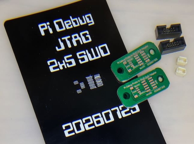 Pi debug swd adapter, from the project README