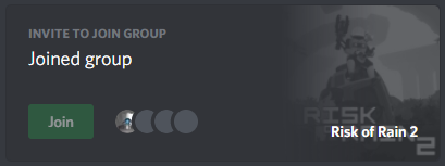 Invitation via Discord