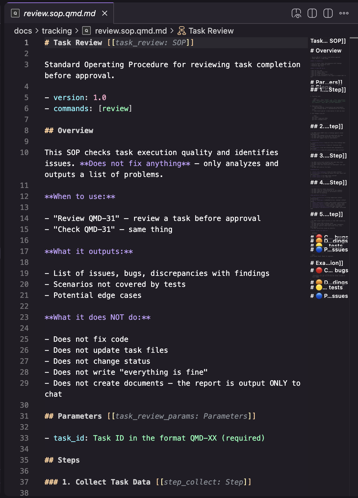 Syntax highlighting for ids, Kinds, references, and fields