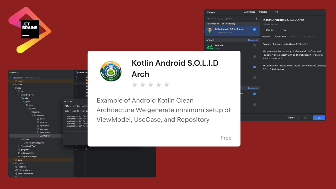 Android Clean Architecture Plugin Helper