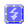 Blue power-up capsule