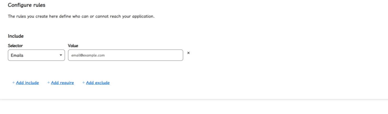 身份验证规则配置