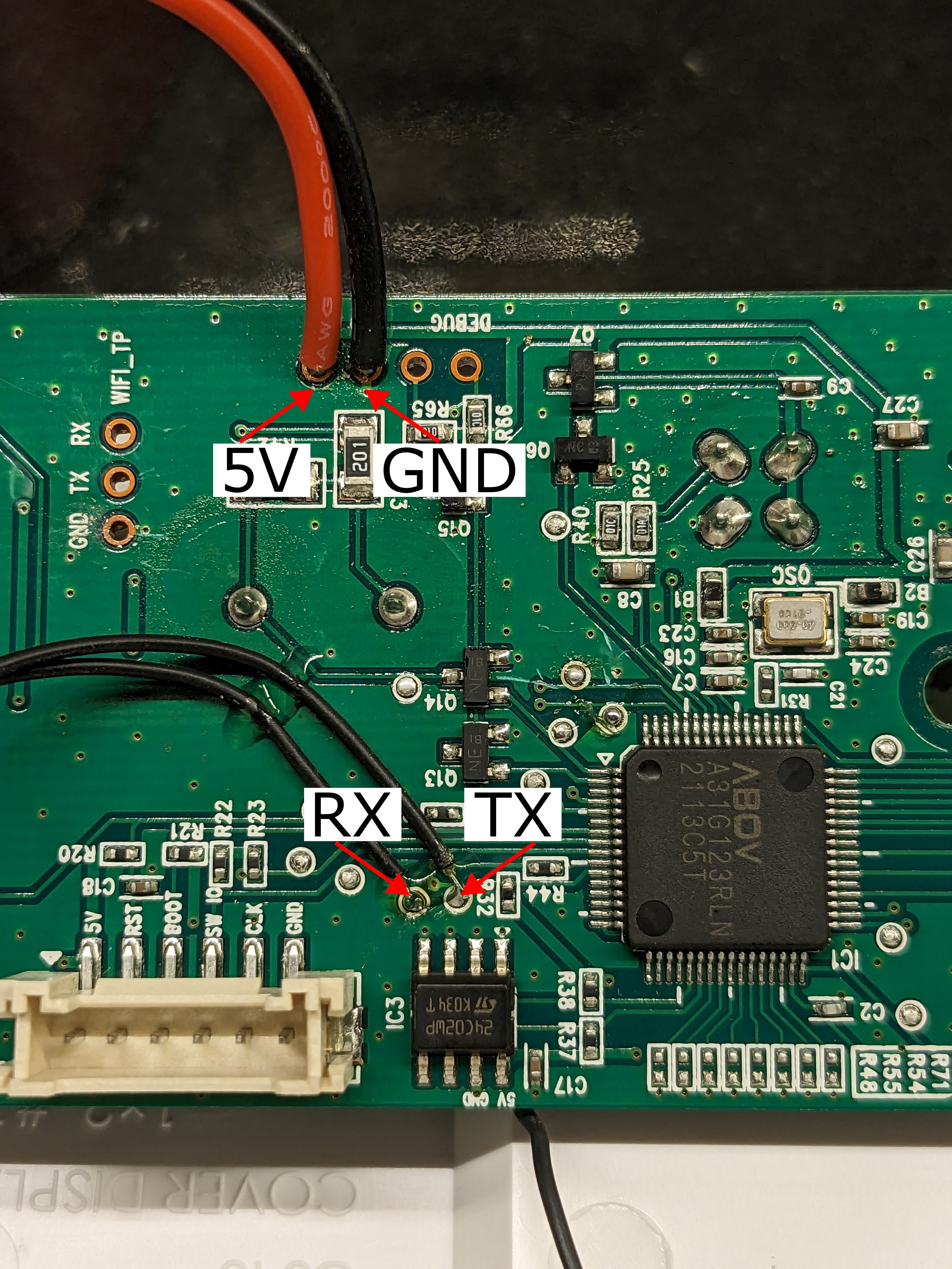 UART & Power Board Points