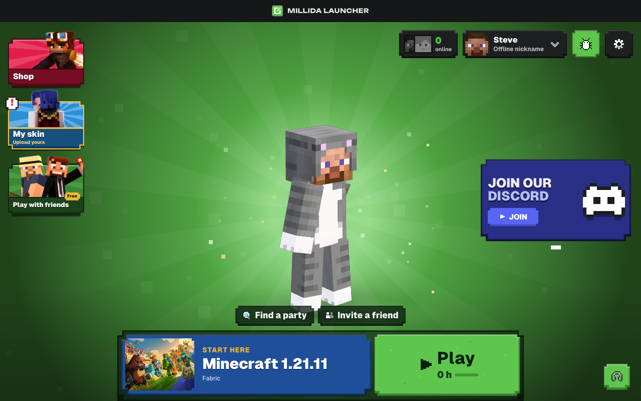 Launcher lobby