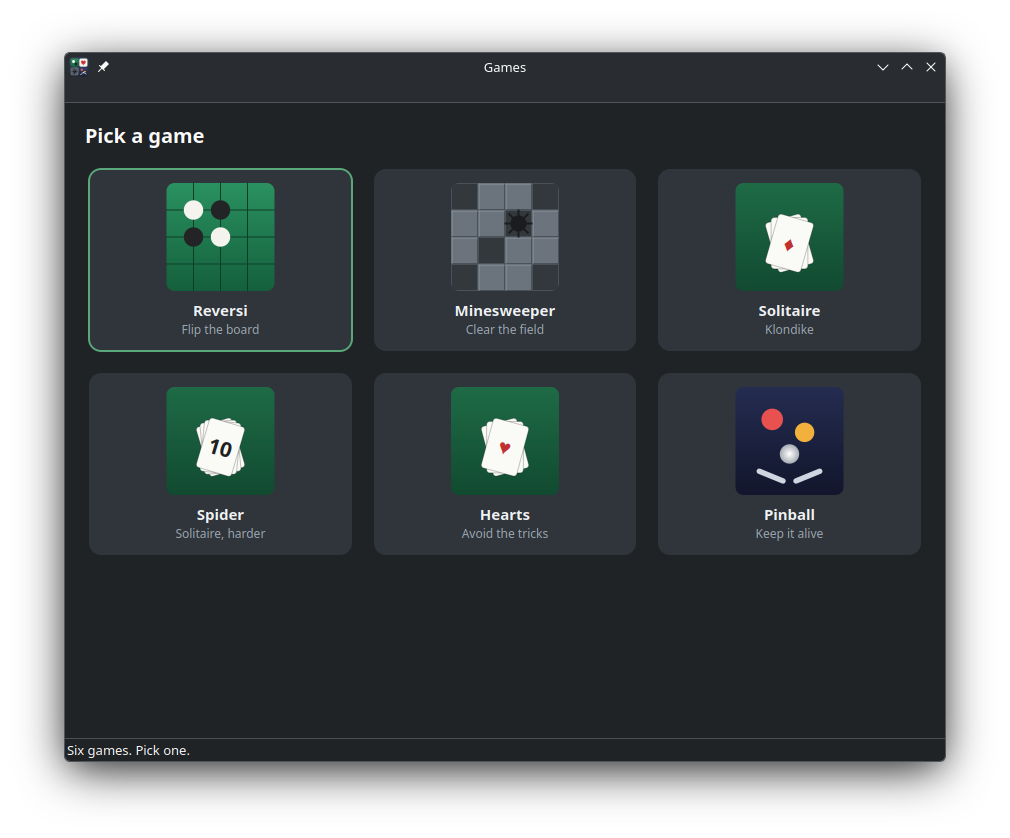 the games hub