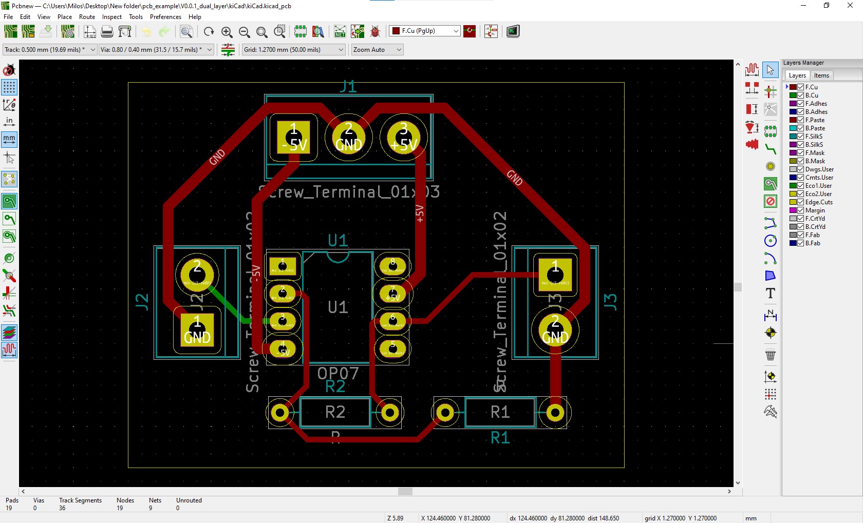 GitHub - milos-nikolic/pcb-example: Reference example for printed board.