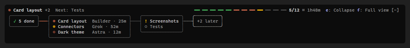 Claude Code in a terminal: the expanded band