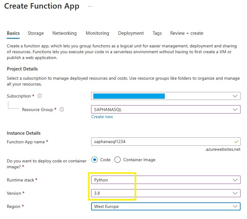 Create Function 1