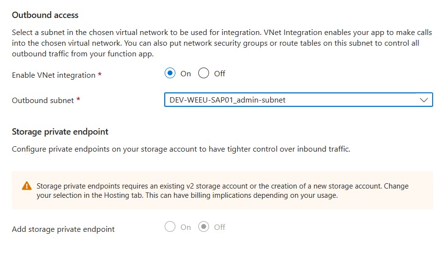 Create Function Networking 2