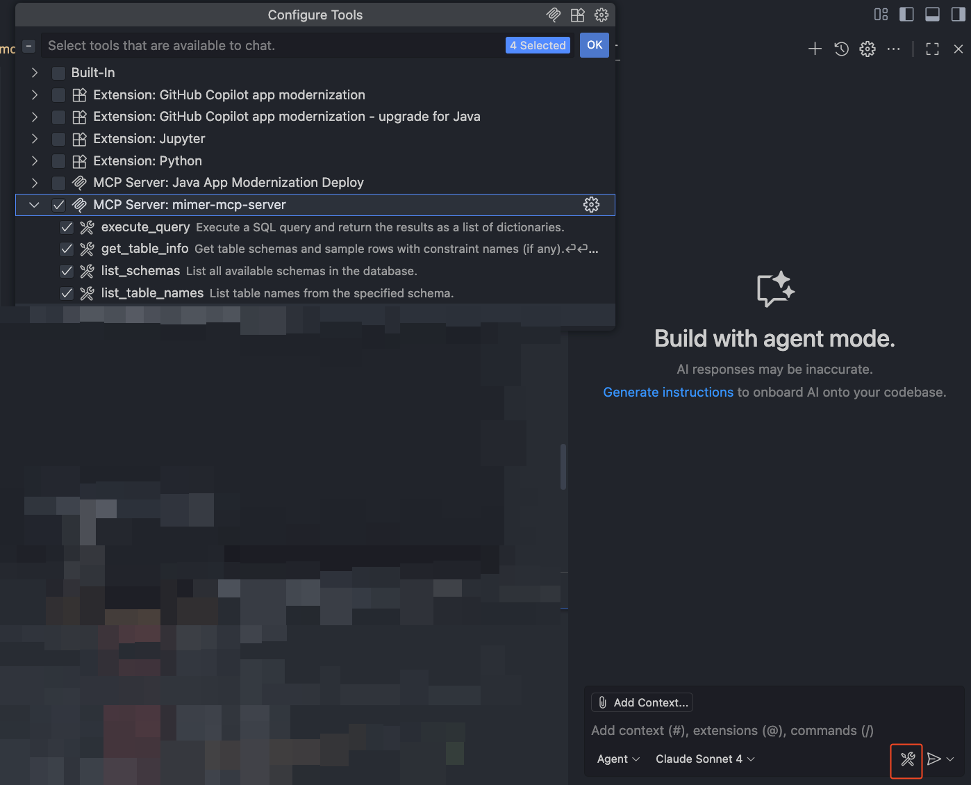 Tool Button on Chat