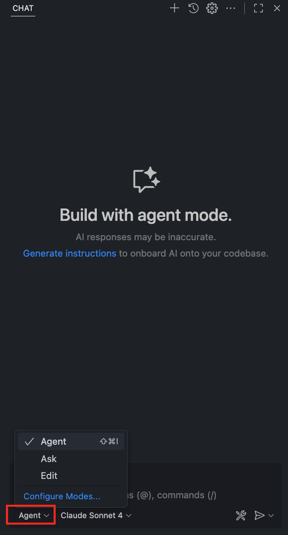Copilot Chat Agent Mode