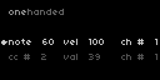 Example Onehanded UI