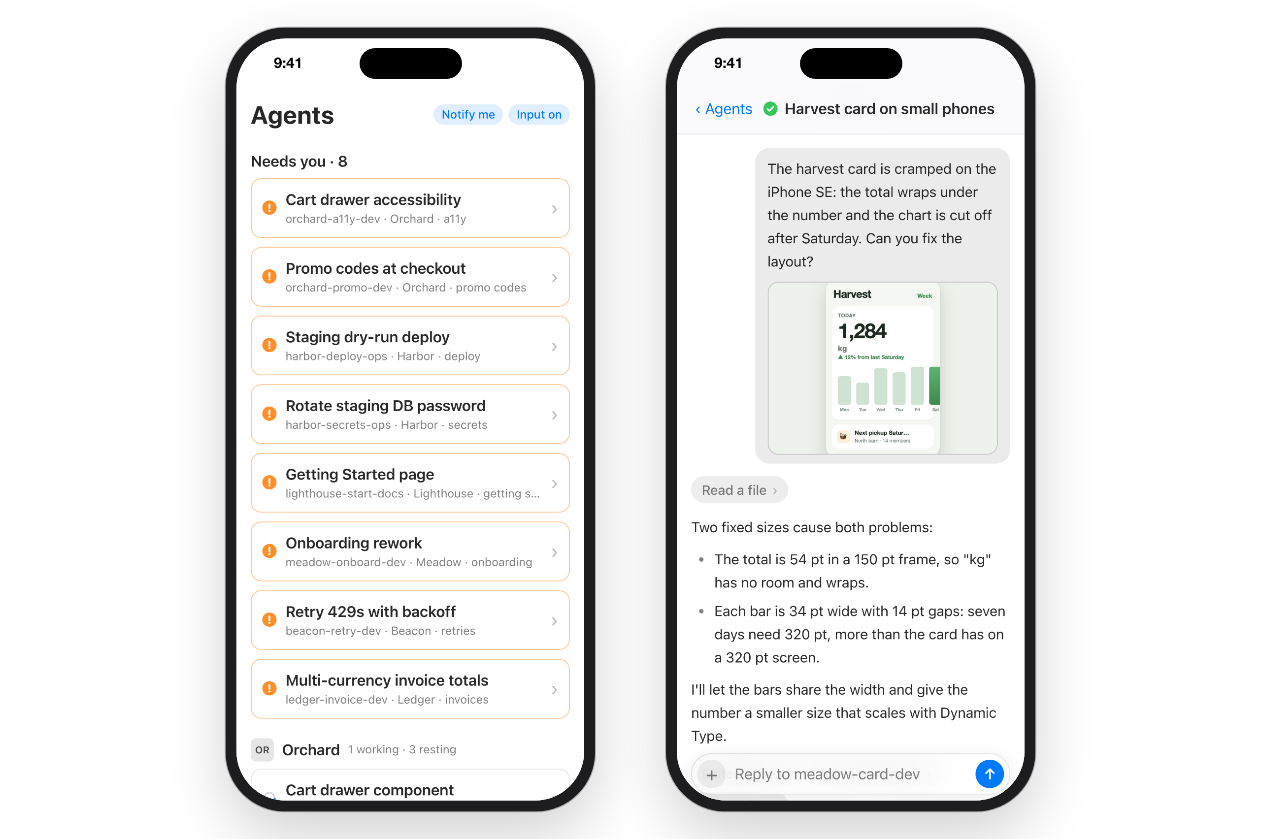 Flockbook on a phone