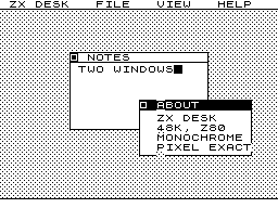 Two windows