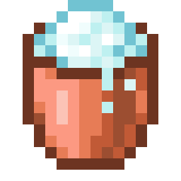 Copper Powder Snow Bucket